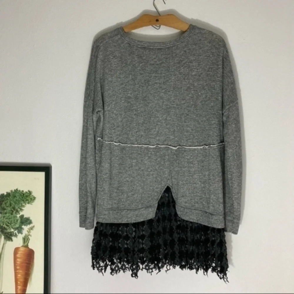 Free People Beach Shake It Up lacy pullover top